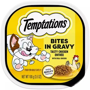 24/3.5oz Whiskas Temptations Cuts in Gravy Chicken - Items on Sale Now